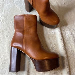 Free People Brown Ankle Boots